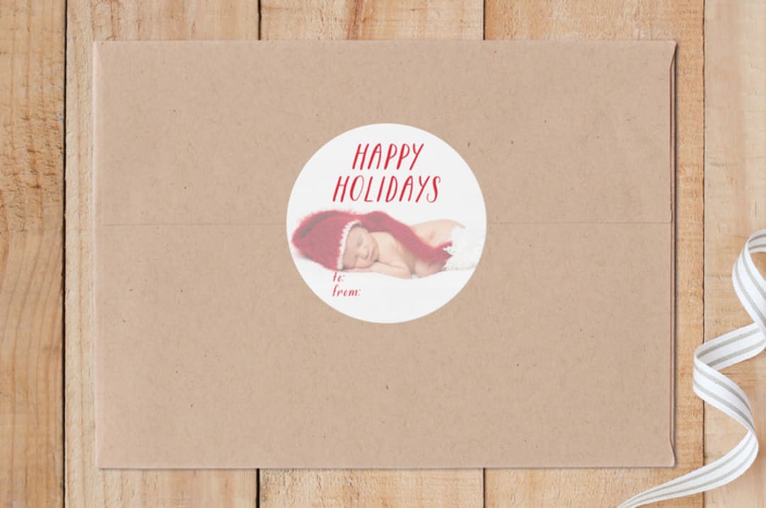 "Merry Overlay" - Custom Stickers in Holly by Erin Niehenke - Front