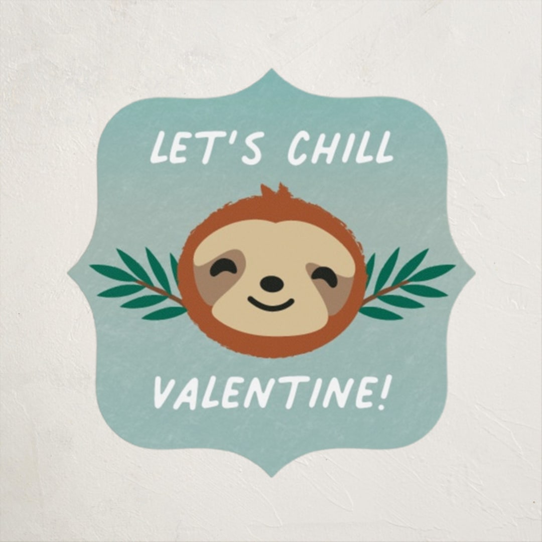 "Hanging Out" - Custom Stickers in Eucalyptus by Jennifer Lew - Front