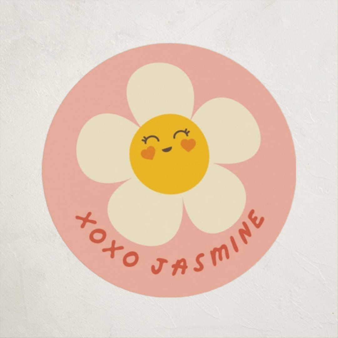 "grooovy" - Custom Stickers in Jam by Tennie and Co. - Front