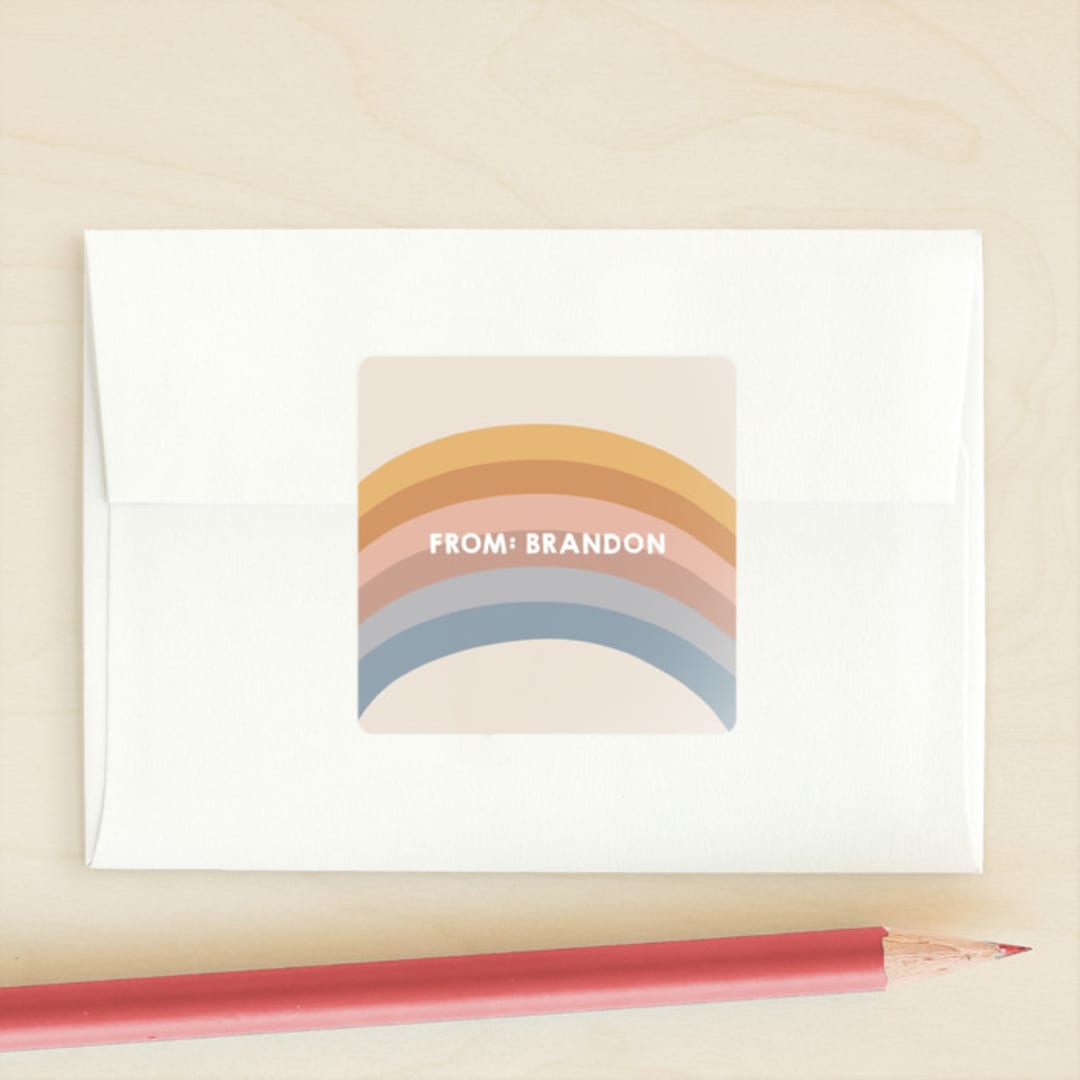"Friendly Affirmation" - Custom Stickers in Neutral by Cassi Hernandez - Front
