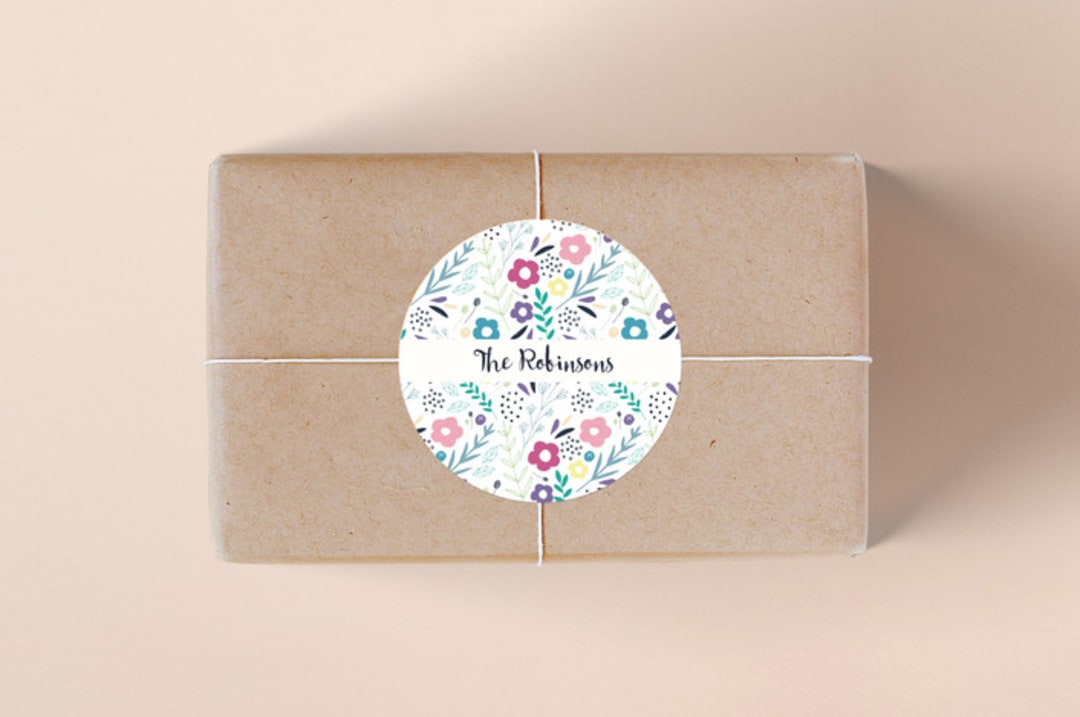 "Sweet Arrivals" - Custom Stickers in Cream by Rebecca Humphreys - Front