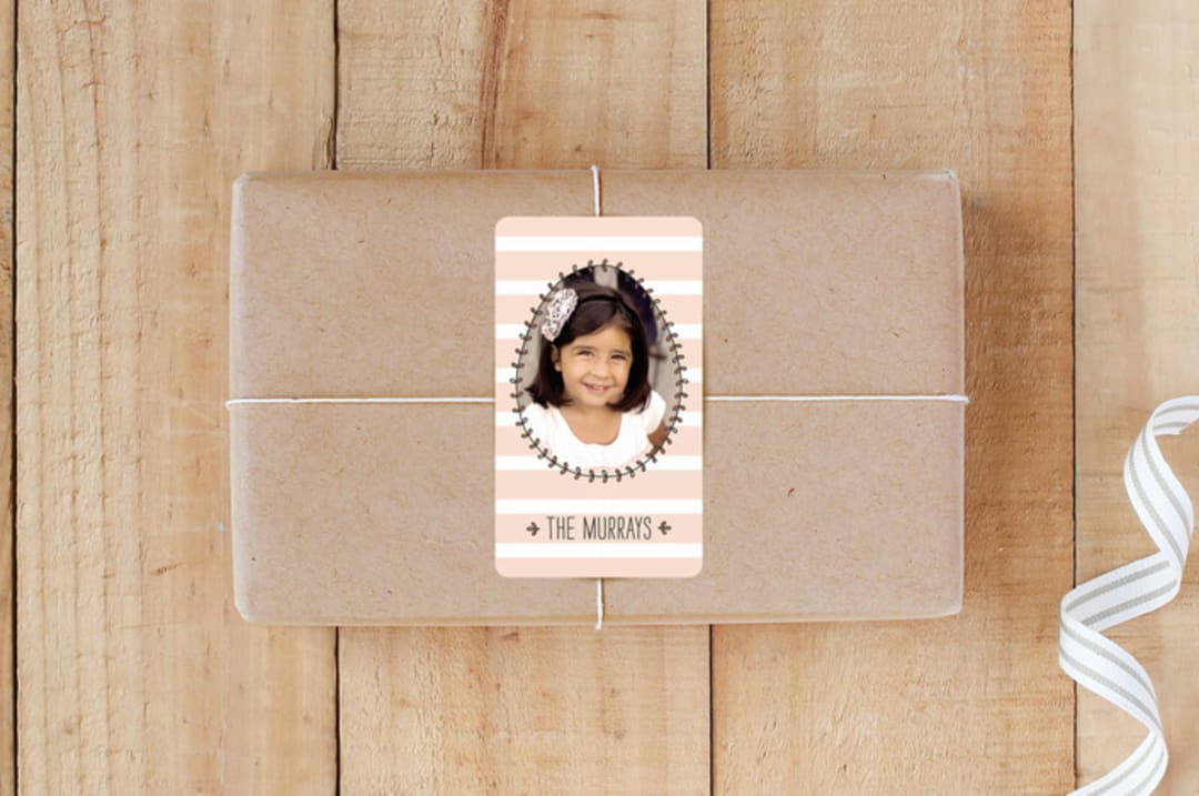 "Egg Frame" - Custom Stickers in Petal by Alston Foster - Front