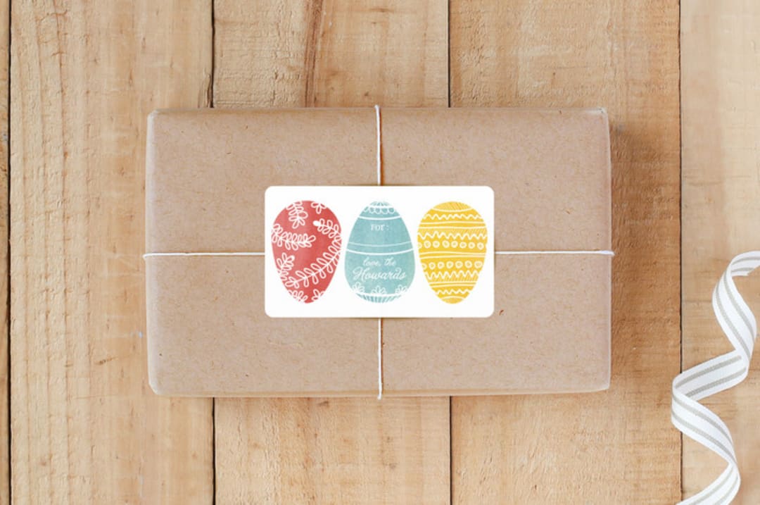 "Painted Eggs" - Custom Stickers in Cherry by 2birdstone - Front