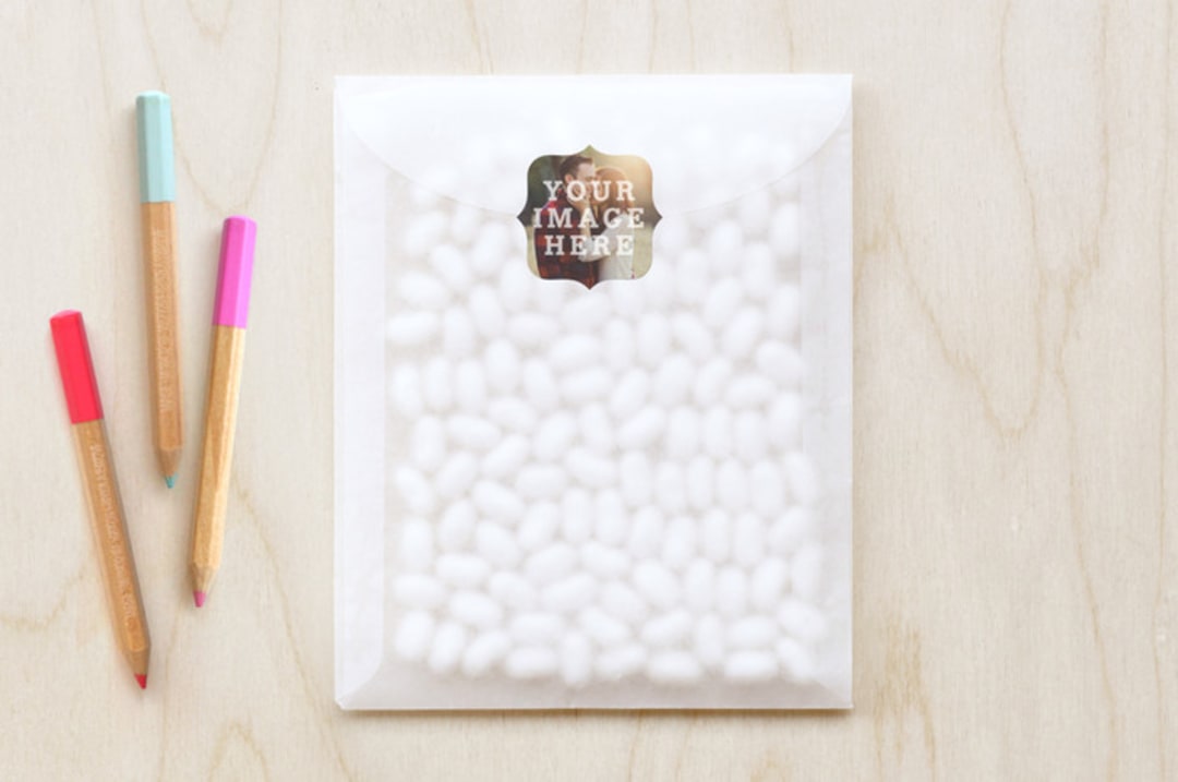 "The Big Picture" - Custom Stickers in Ivory by Minted - Front