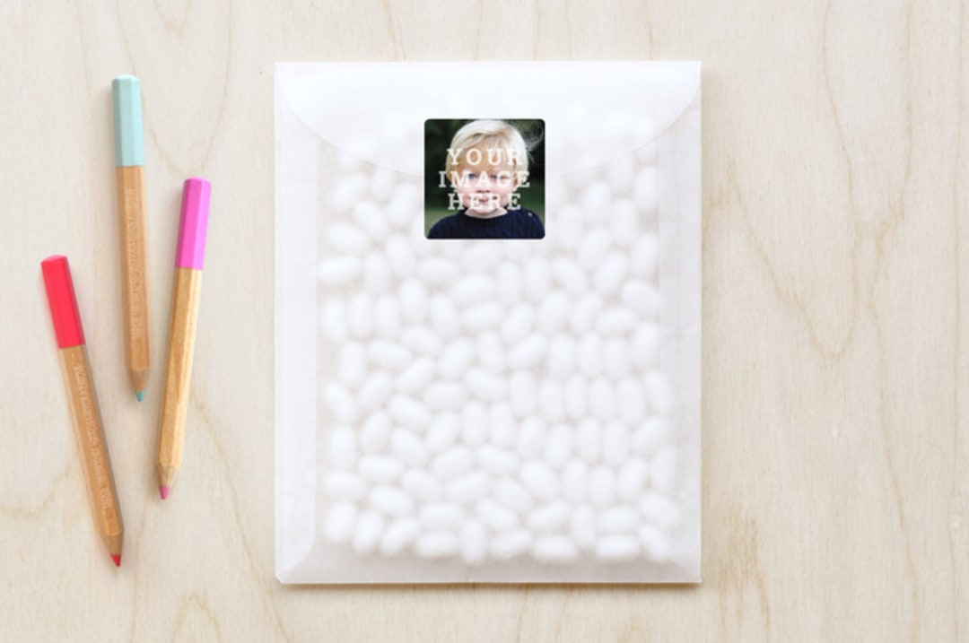 "The Big Picture" - Custom Stickers in Ivory by Minted - Front