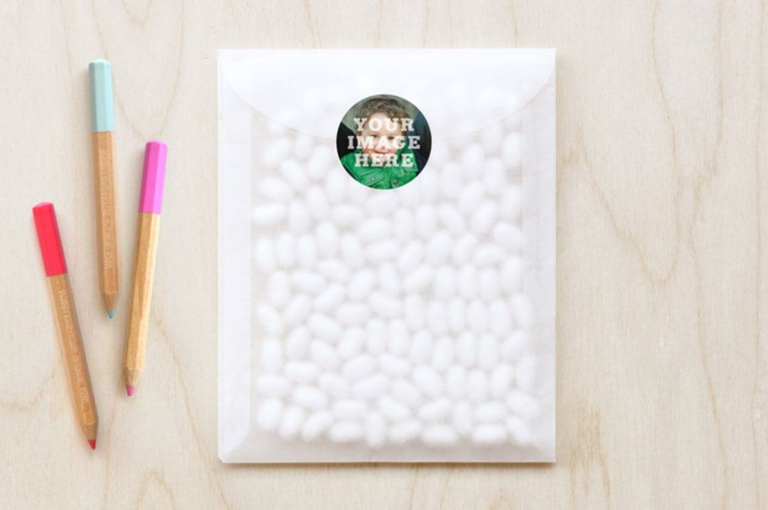 "The Big Picture" - Custom Stickers in Ivory by Minted - Front