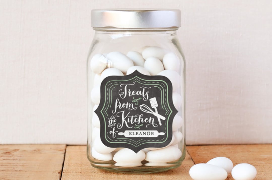 "Charmed Kitchen" - Custom Stickers in Mint by Sarah Brown - Front