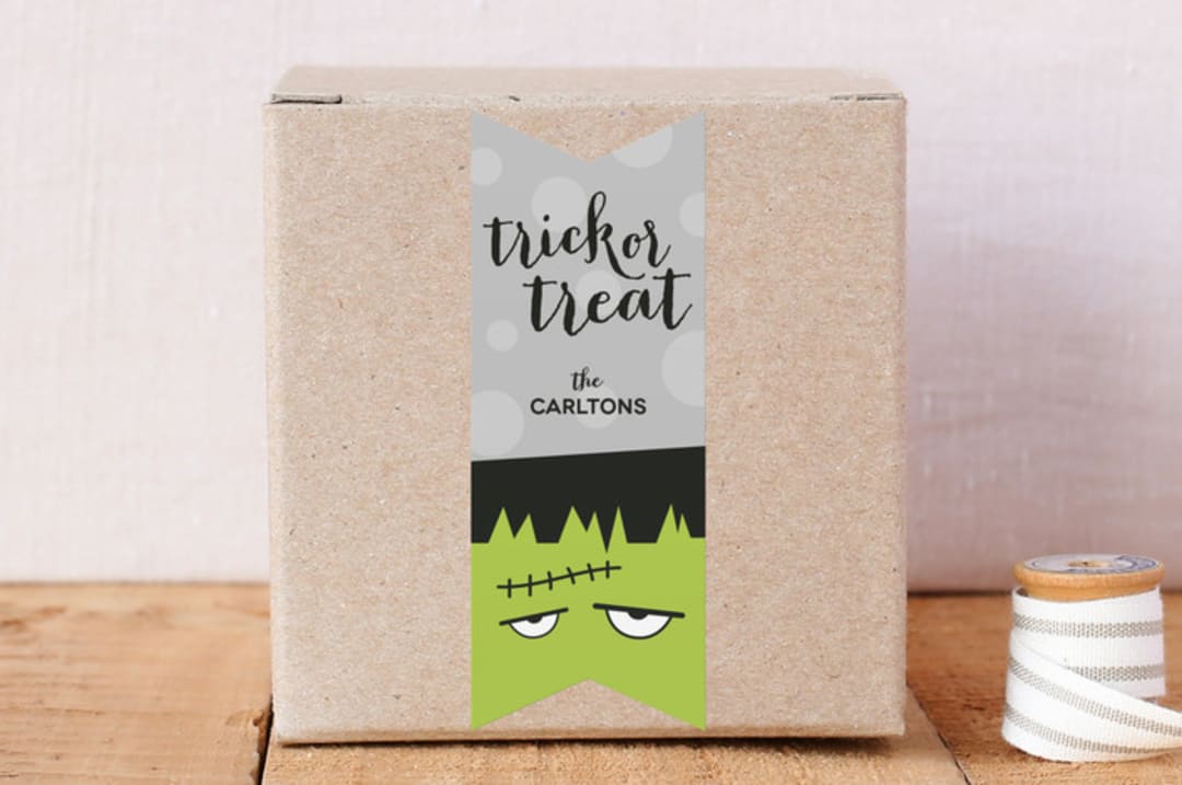 "Frankenstein" - Custom Stickers in Storm by Molly Lasee - Front