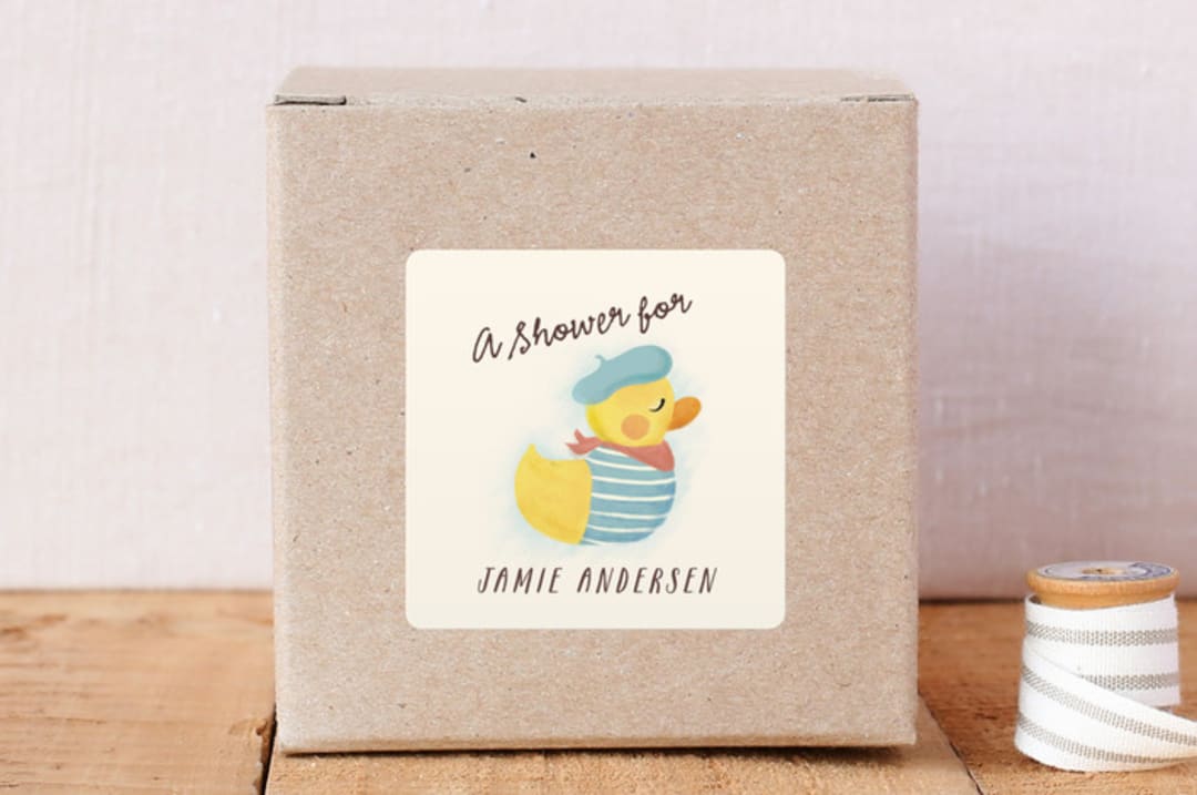 "French Duck" - Custom Stickers in Aquarium by chocomocacino - Front