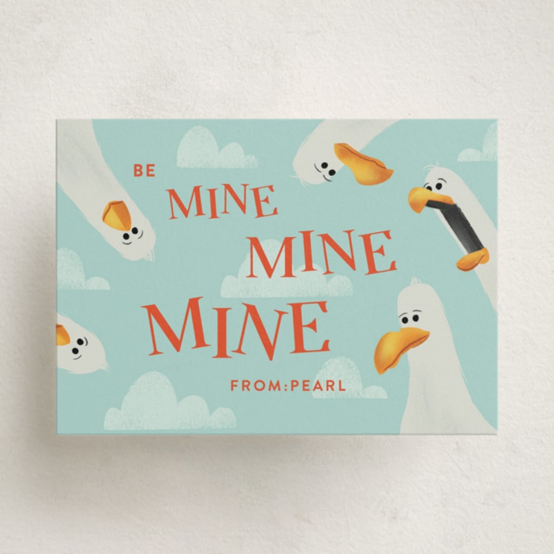 "Disney and Pixar's Finding Nemo Seagulls" - Classroom Valentines in Sydney Harbour by Jackie Crawford - Front