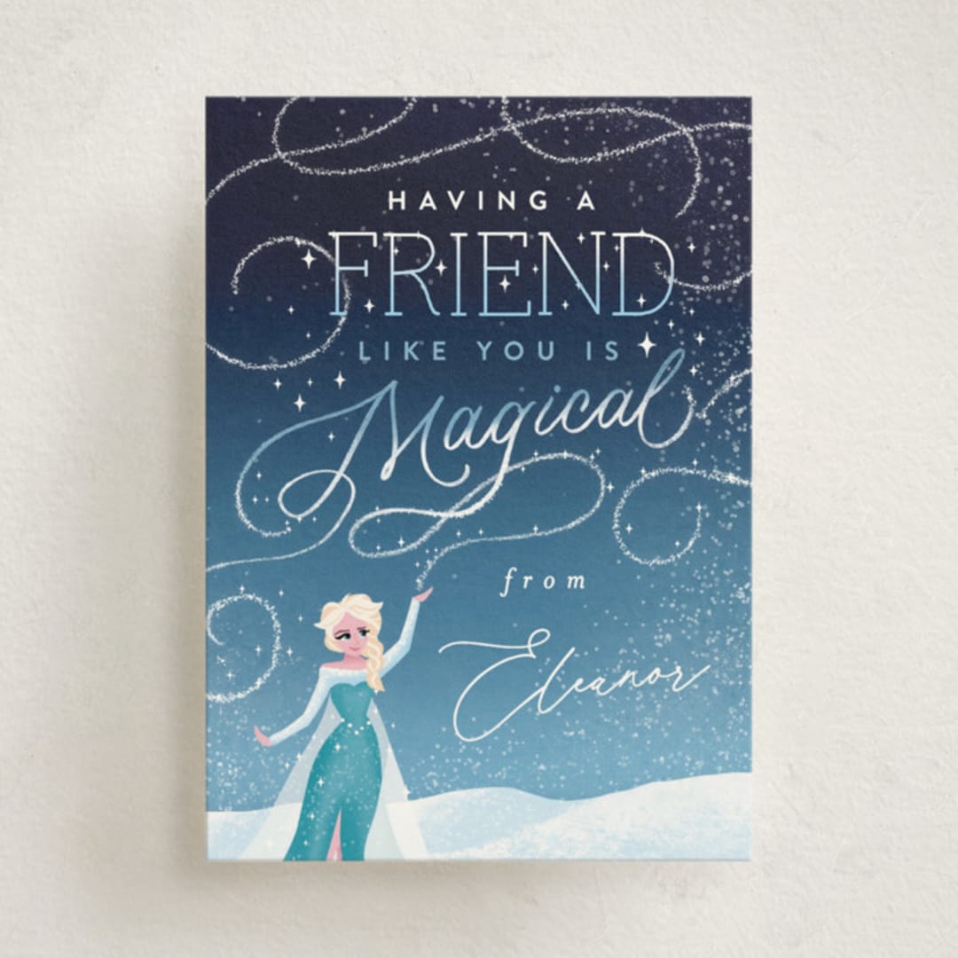 "Disney's Elsa Magical Friendship" - Classroom Valentines in North Mountain by Erin L. Wilson - Front