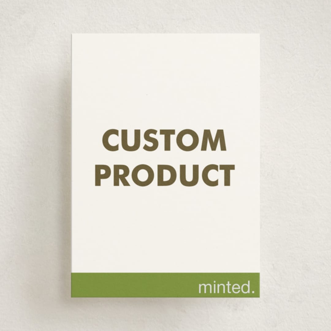 "Landscape Custom" - Classroom Valentines in Charcoal by Minted Custom - Front