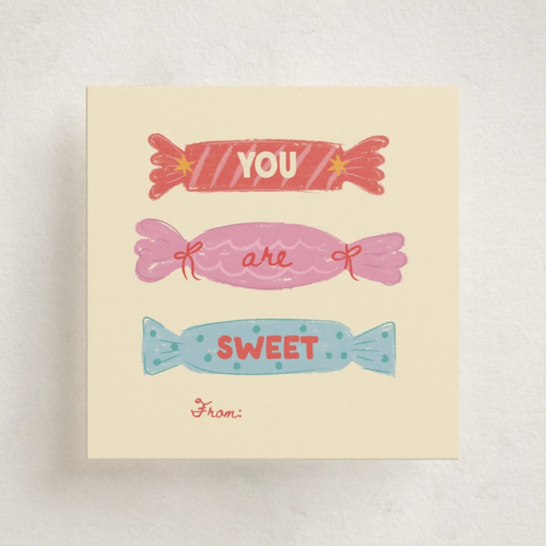 "So Sweet" - Classroom Valentines in Candy by Helena Vitto - Front