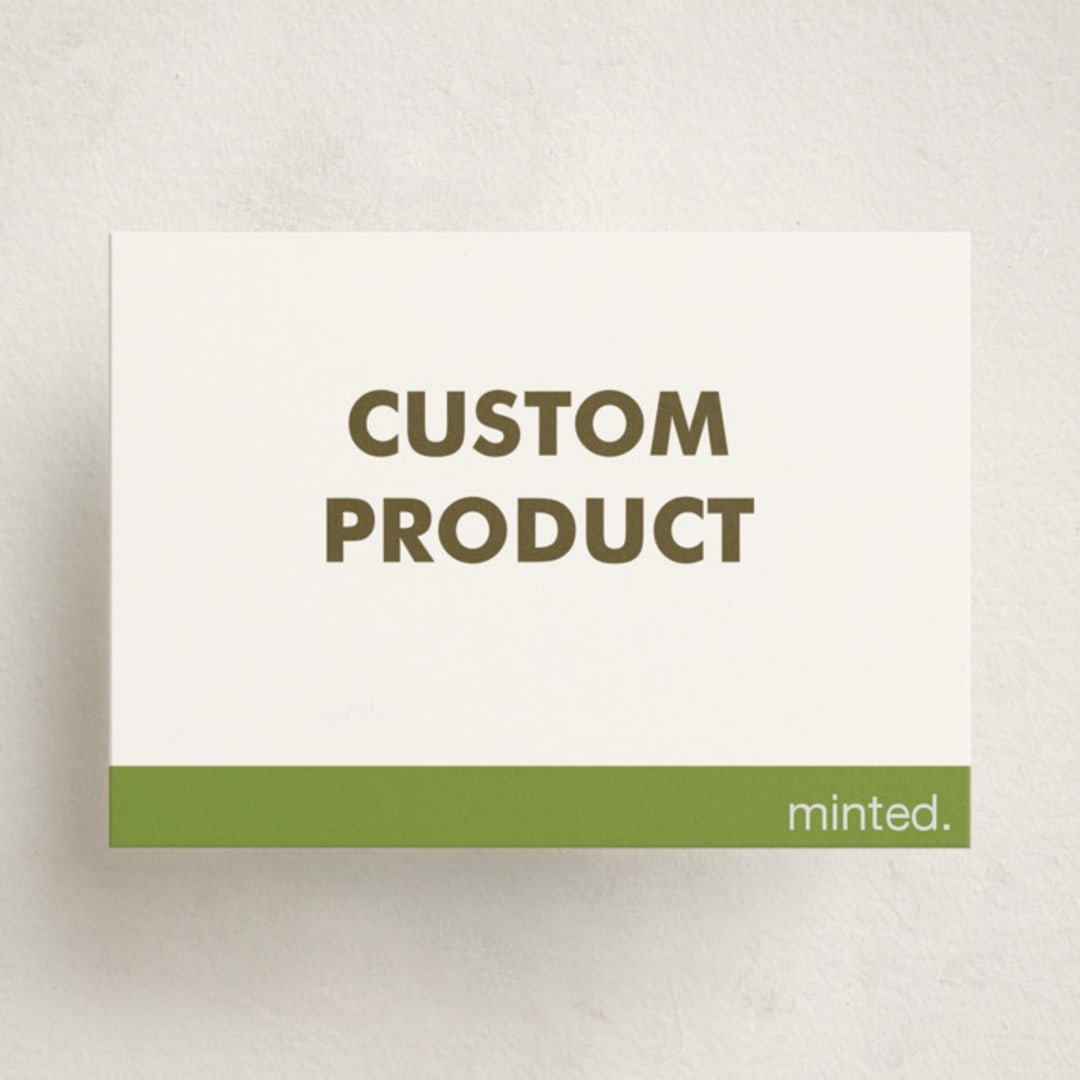 "Landscape Custom" - Classroom Valentines in Charcoal by Minted Custom - Front