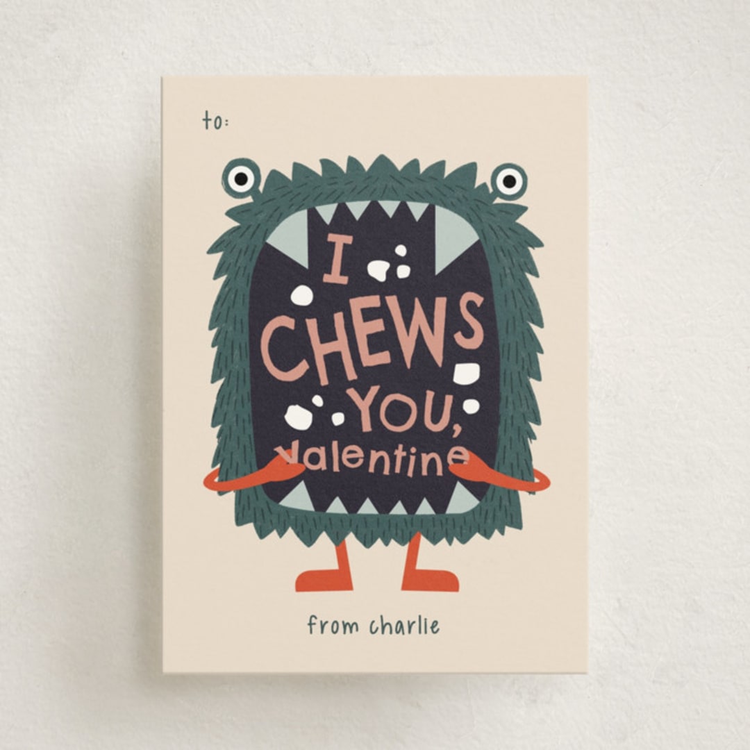 "Chews" - Classroom Valentines in Hunter by JeAnna Casper - Front
