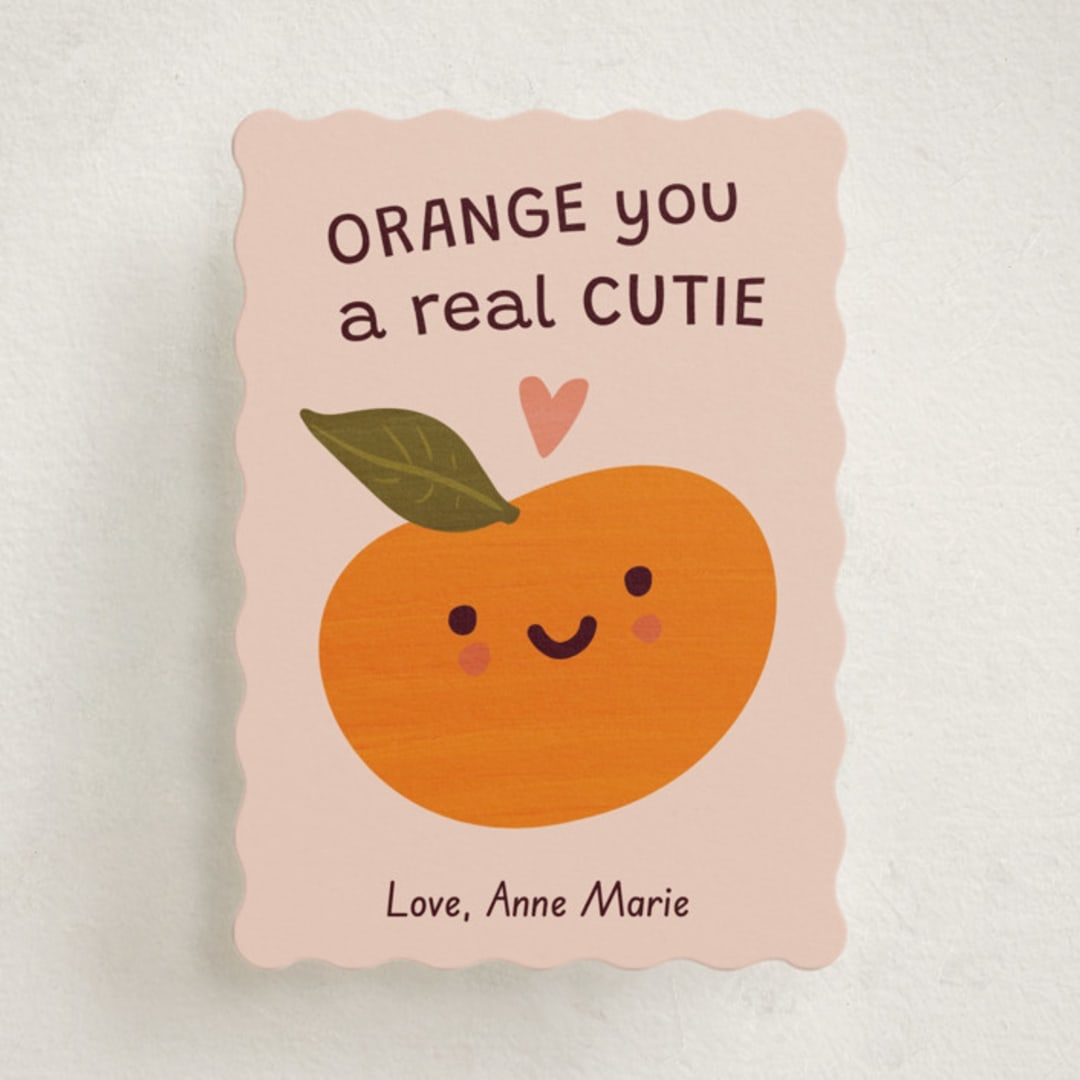 "Real Cutie" - Classroom Valentines in Cupcake by Ani Somi - Front