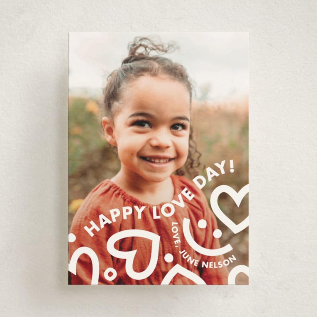 "Doodle (Love) Bug" - Classroom Valentines in Snow by Lauren Chism - Front
