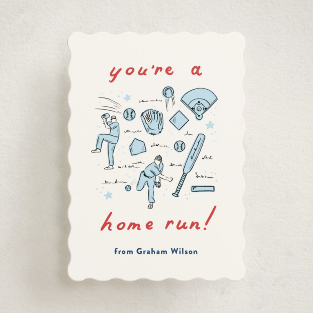 "home run!" - Classroom Valentines in Sugar by Erin L. Wilson - Front