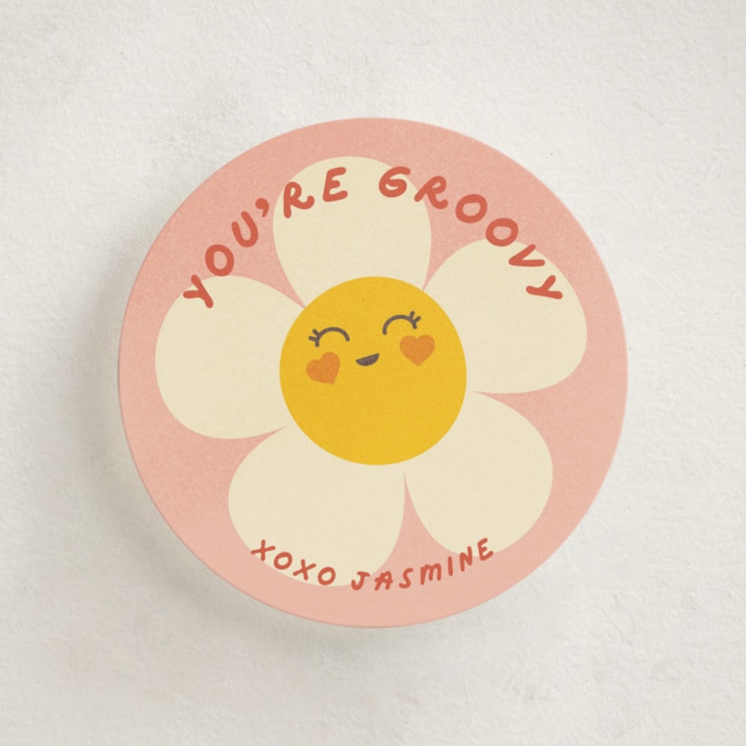 "grooovy" - Classroom Valentines in Jam by Tennie and Co. - Front