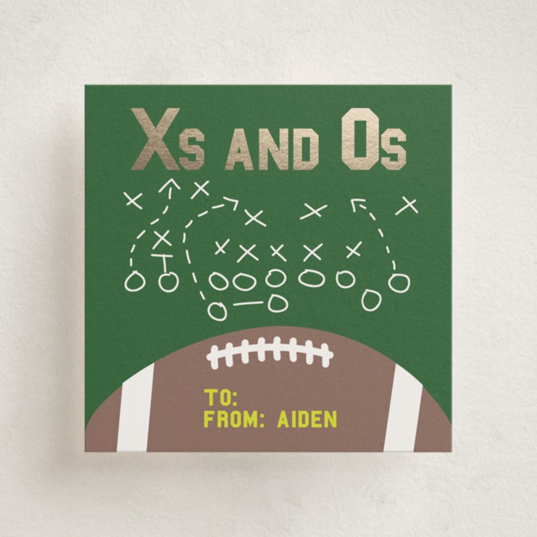 "X's and O's Strategy" - Classroom Valentines in Evergreen by Jenn Reed - Front