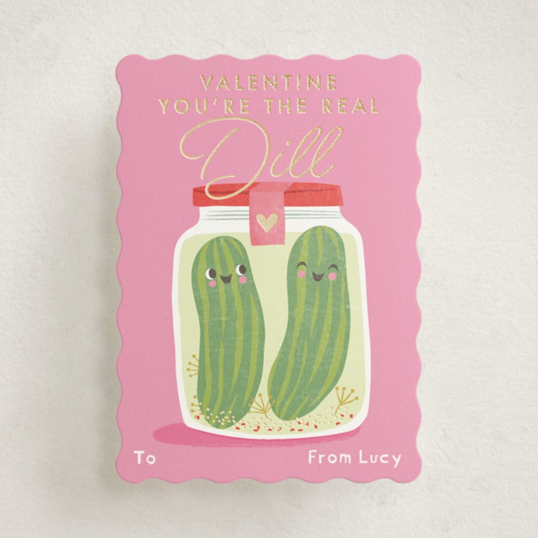 "The real dill" - Classroom Valentines in Candy by Karidy Walker - Front