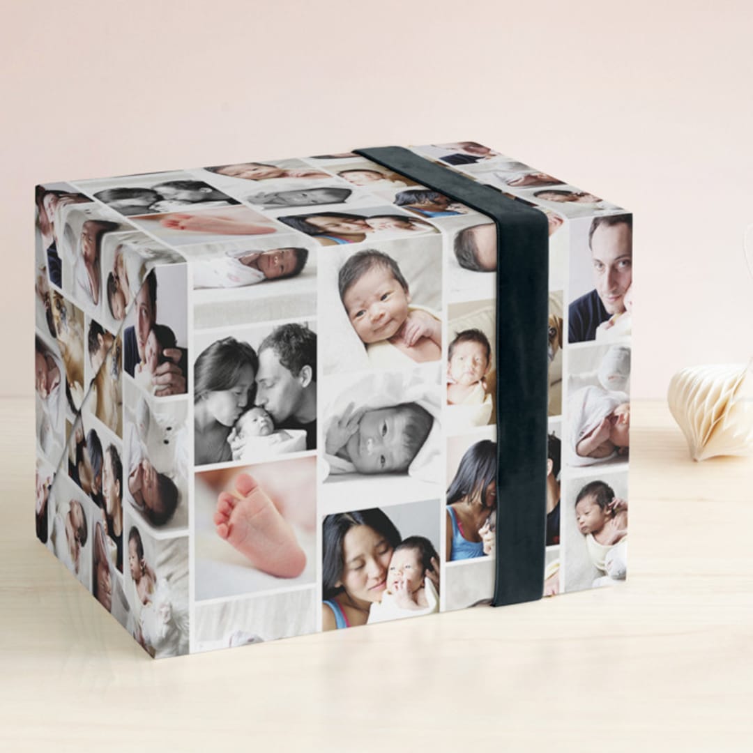 "Photo Collage" - Personalized Wrapping Paper in Photos by leslie hamer - Front