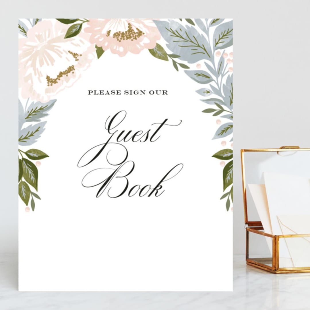 Peony Floral Frame