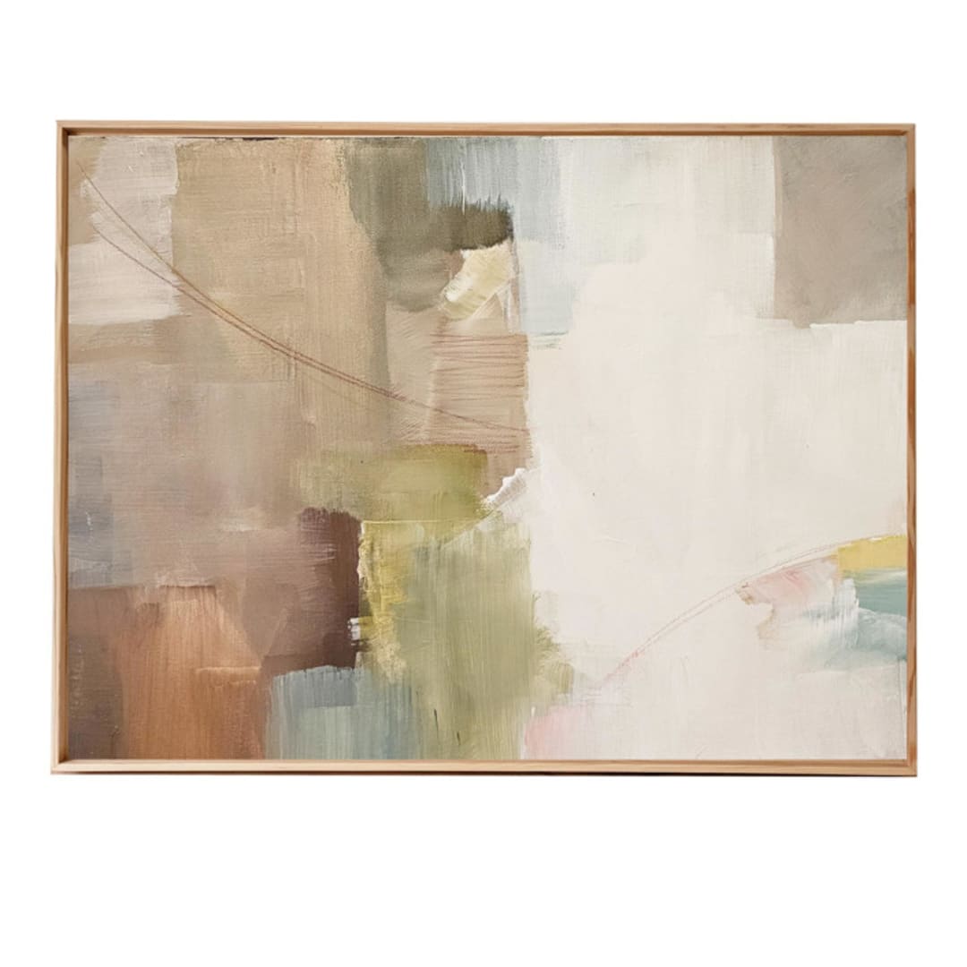 "Modern Abstract, 18 x 24 in., Commissioned Painting" - Commissioned Original Painting in multicolorassorted-colors by AlisonJerry