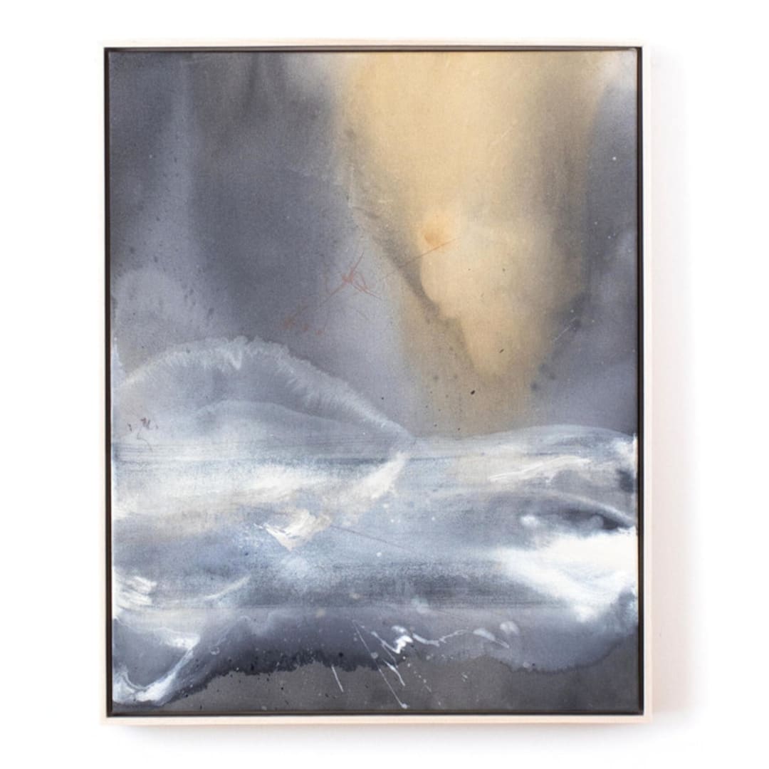 "Abstract Landscape, 24x30in., Painting Commission" - Commissioned Original Painting in multicolor by Christa Kimble