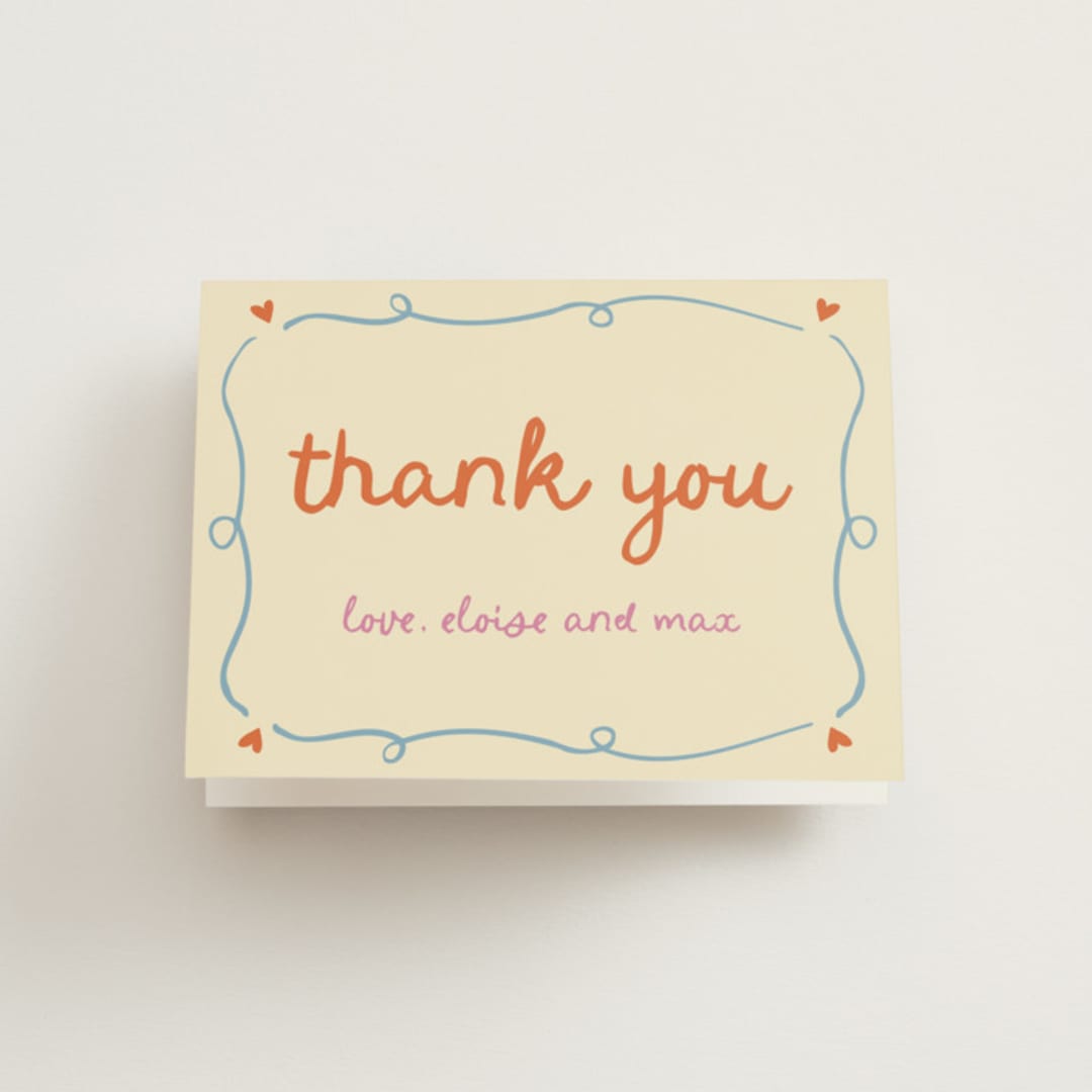 "Cin cin" - Engagement Party Thank You Cards in Verona by Stephanie Heinrich Godbout - Front