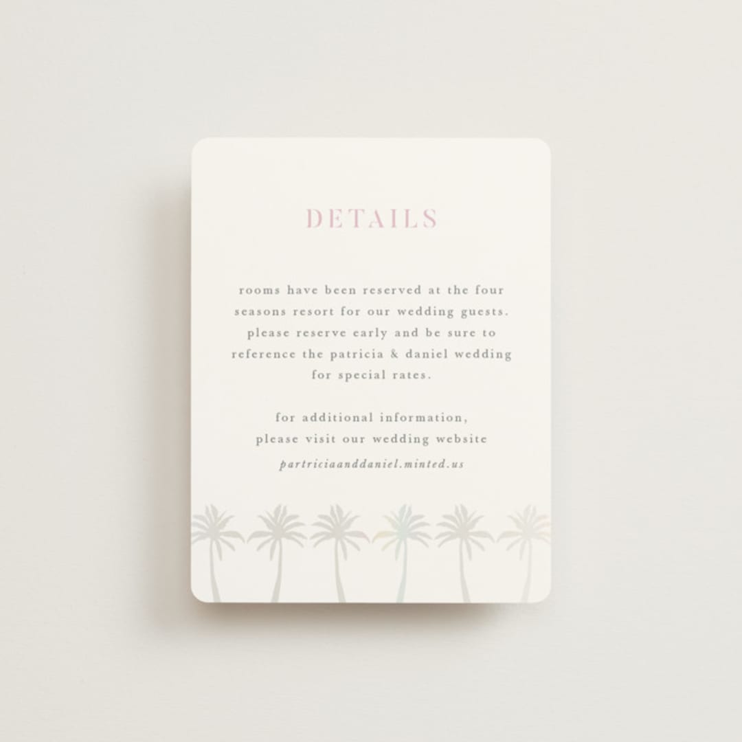 "Sunset by the Sea" - Gloss-Press® Direction Cards in Ombre by lulu and isabelle - Front