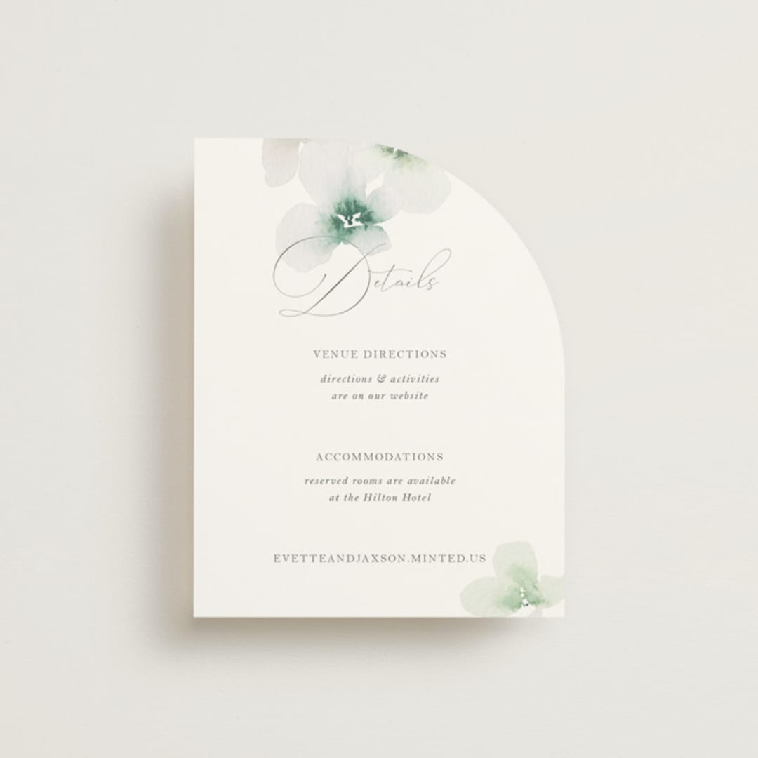 "Whispered" - Direction Cards in Springtime by Design Lotus - Front