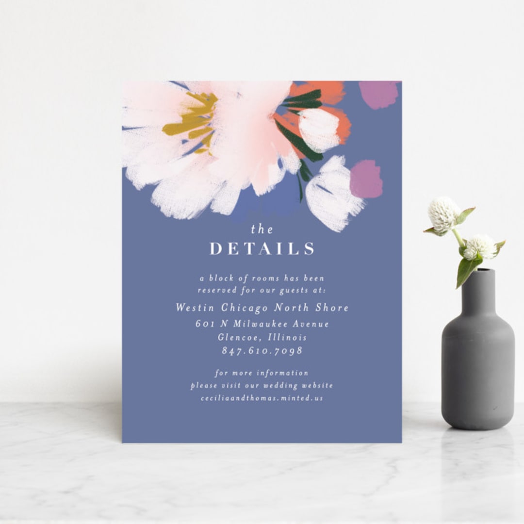 "romance in spring" - Direction Cards in Olive by Angela Marzuki - Front