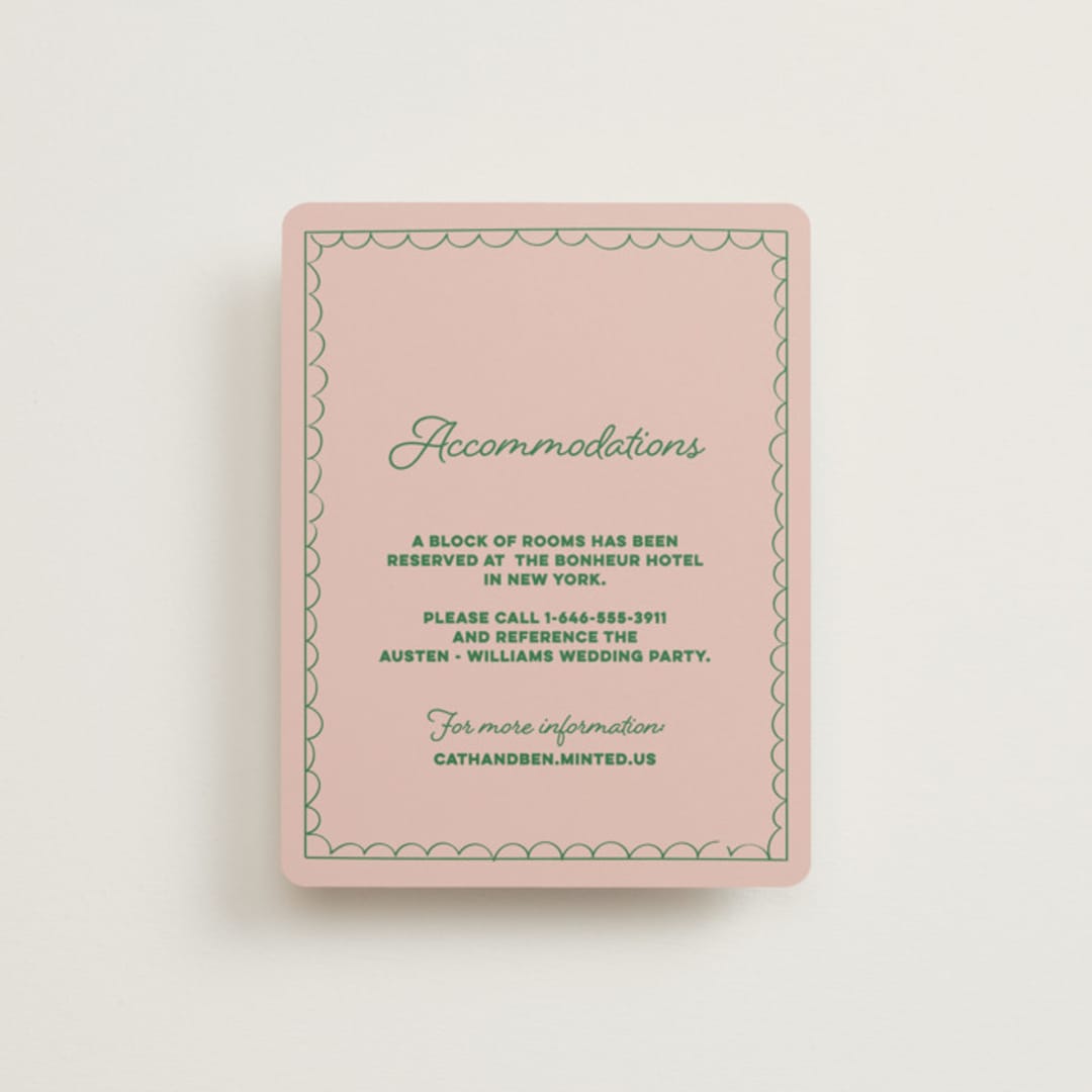 "Crazy Little Thing Called Love" - Direction Cards in Avocado by Helena Vitto - Front