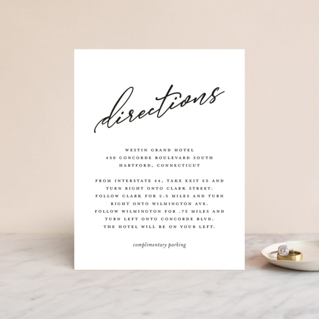 "Why Knot" - Direction Cards in Ebony by Karen Glenn - Front