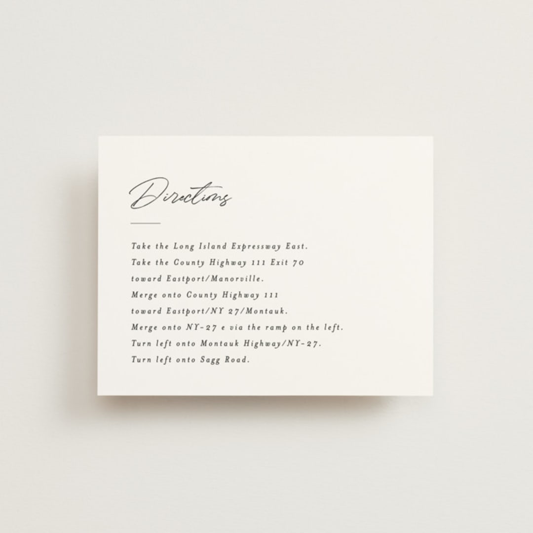 "Macaron" - Direction Cards in Snow by Nicoletta Savod - Front