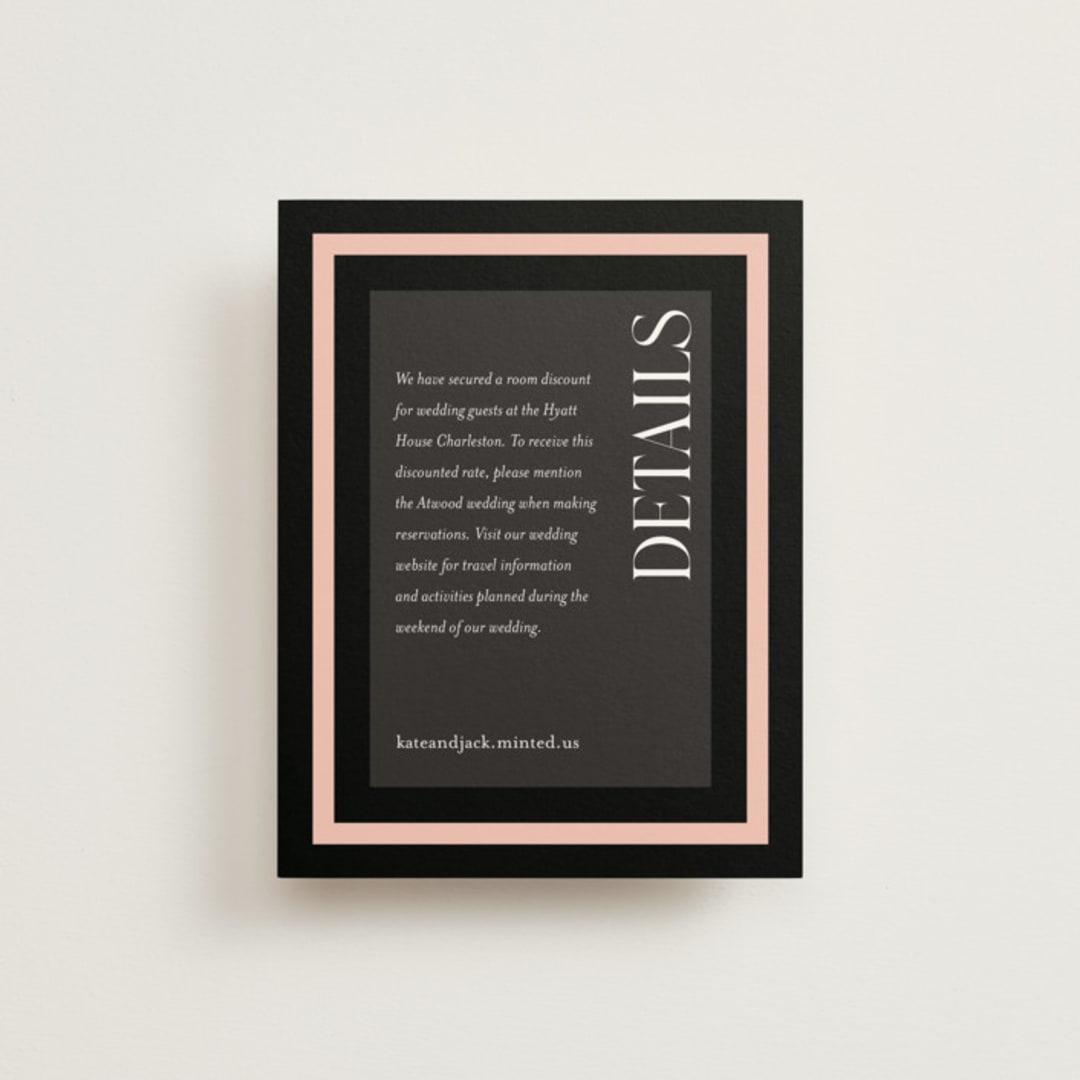 "Elance" - Direction Cards in Onyx by Eric Clegg - Front