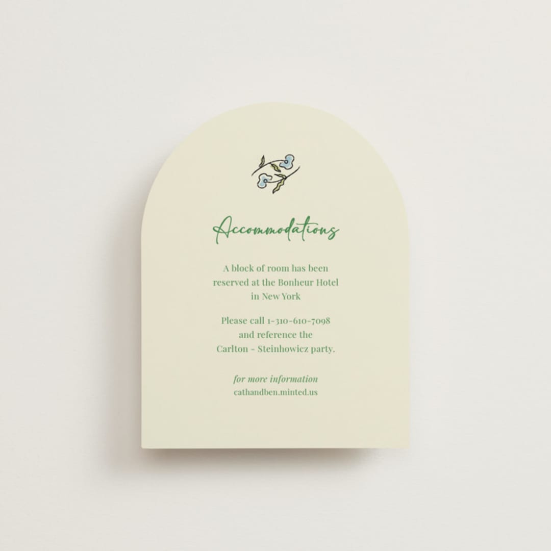 "The Pairfect" - Direction Cards in Waterlily by Helena Vitto - Front