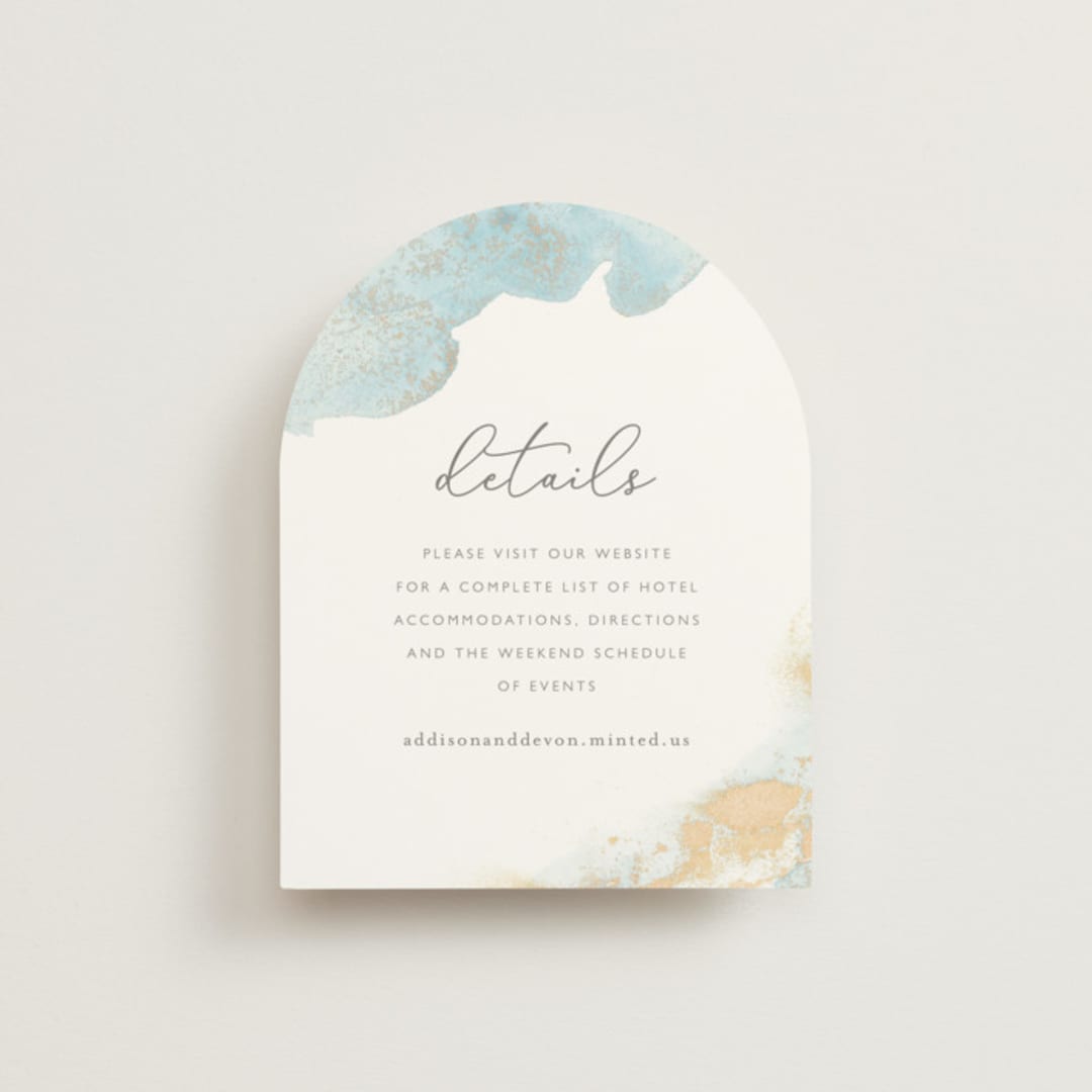 "My tenderness" - Direction Cards in Topaz by Helen Halik - Front