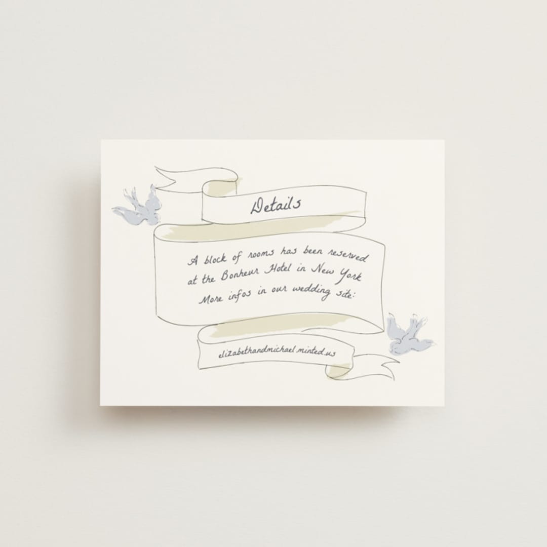 "Birds of Paradise" - Direction Cards in Cloud by Helena Vitto - Front