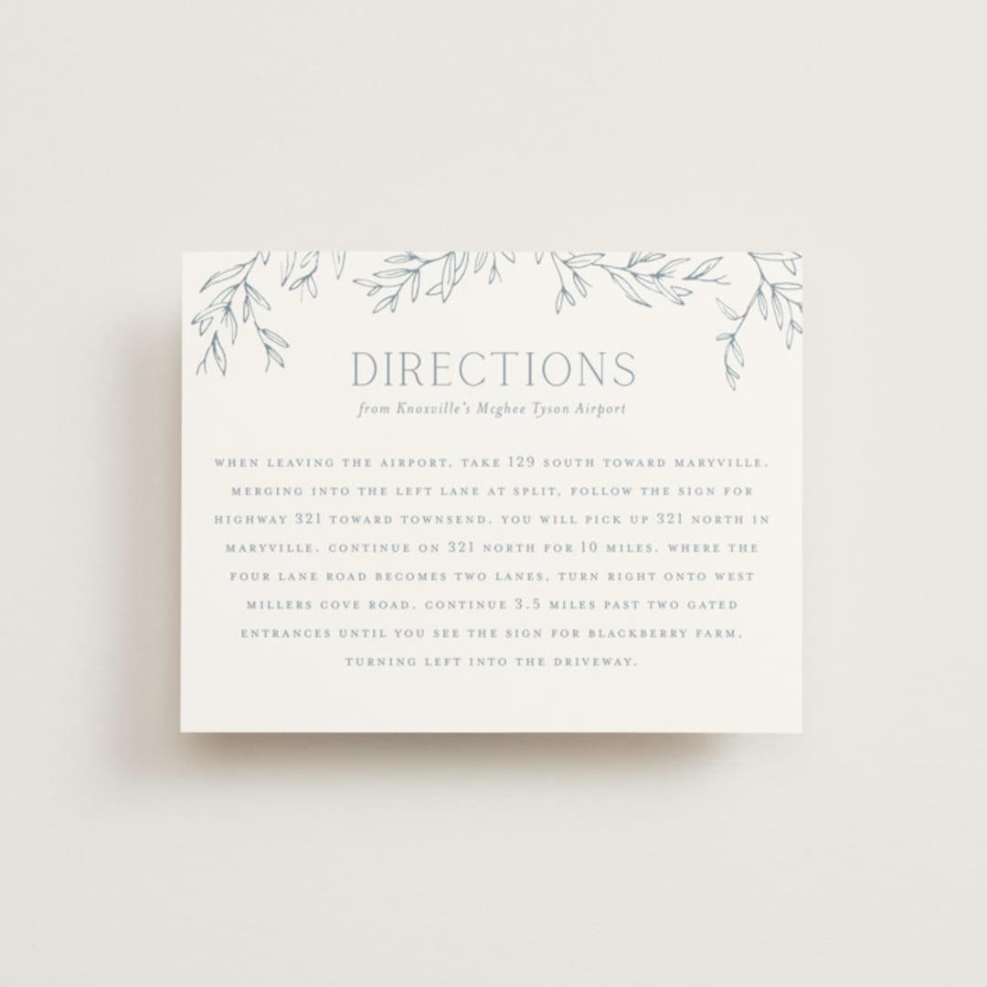 "Love Beyond Measure" - Direction Cards in Mineral by Oscar and Emma - Karly Depew - Front