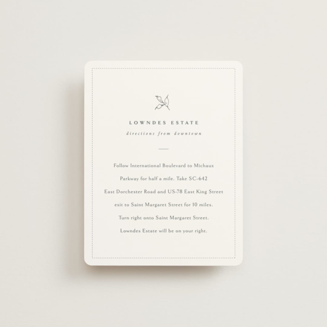 "Sketch" - Direction Cards in Cloud by Sara Hicks Malone - Front