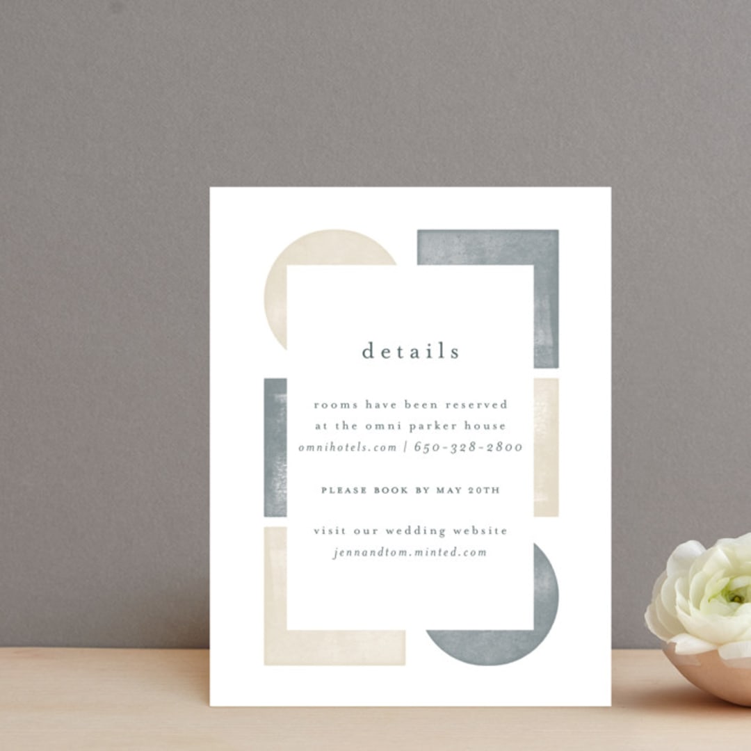 "Abstract Shapes" - Direction Cards in Vineyard by Paden Gillette - Front