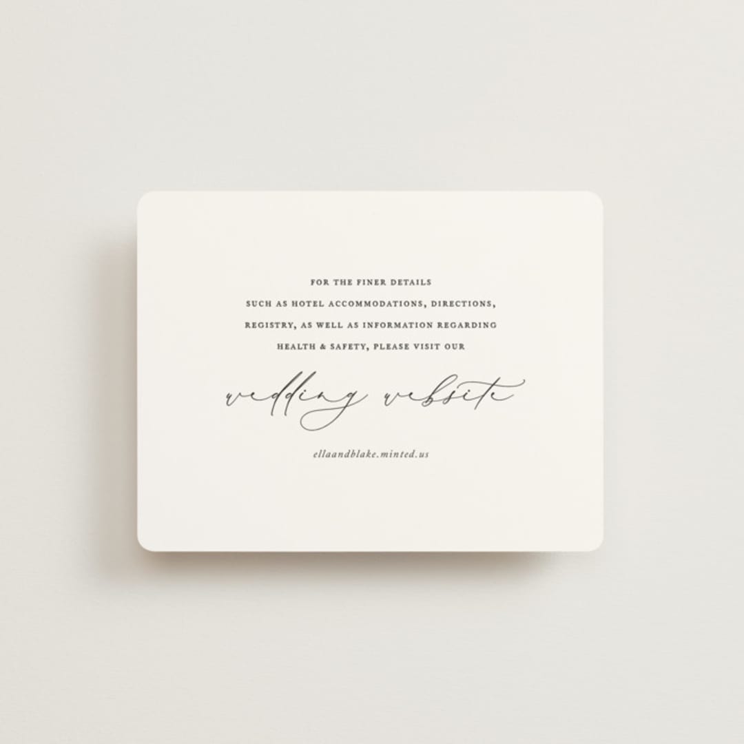 "Breathe" - Direction Cards in Linen by Jennifer Postorino - Front