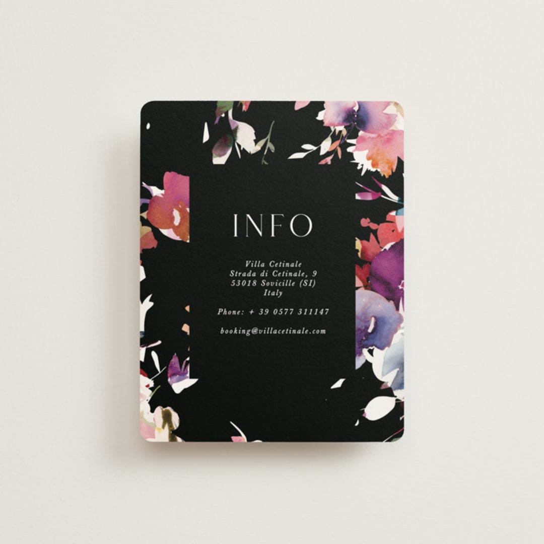 "Beauties" - Direction Cards in Noir by Lori Wemple - Front