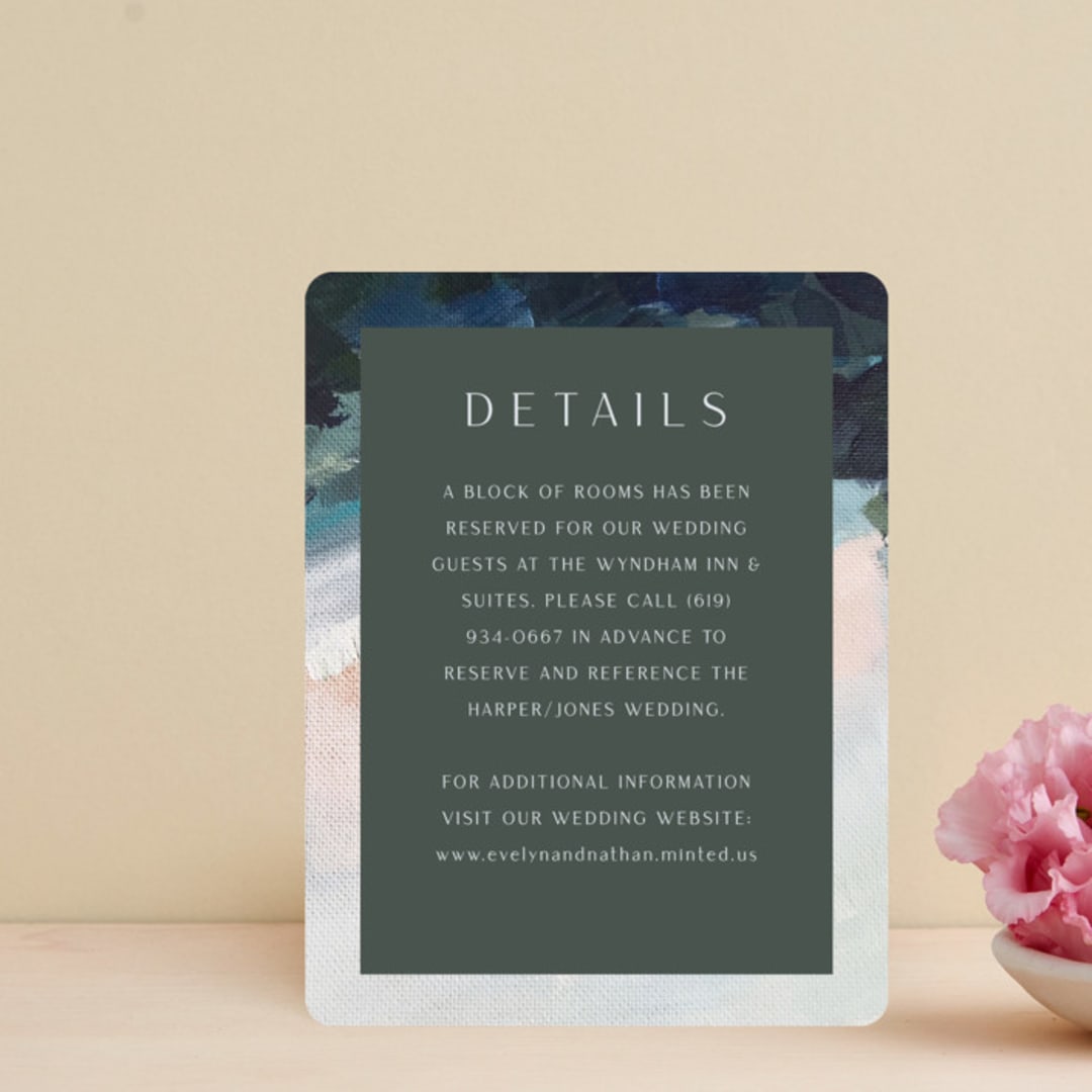 "Evelyn" - Direction Cards in Capri by Nicole Walsh - Front