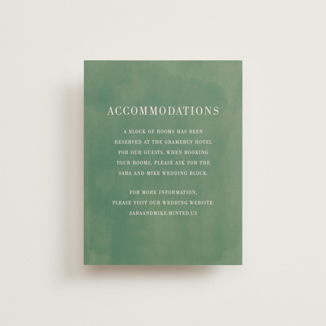 "Friendly Flowers" - Direction Cards in Emerald by Ani Somi - Front