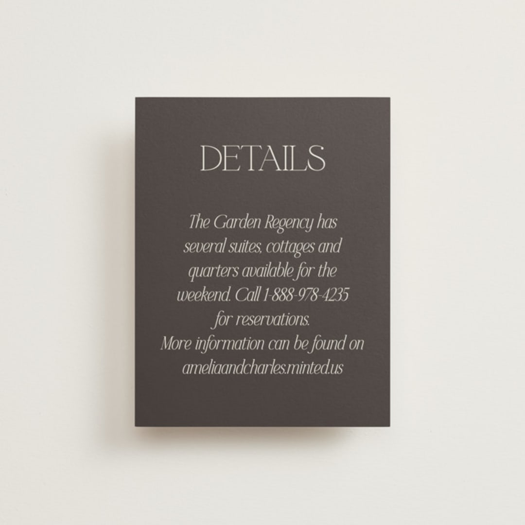 "Modernique" - Direction Cards in Stone by Ashlee Townsend - Front