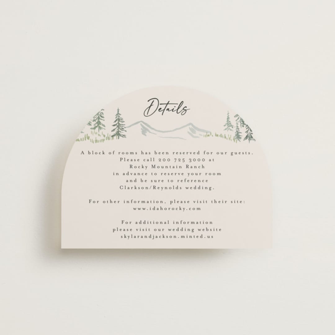 "Paradise" - Direction Cards in Forest by Petra Kern - Front