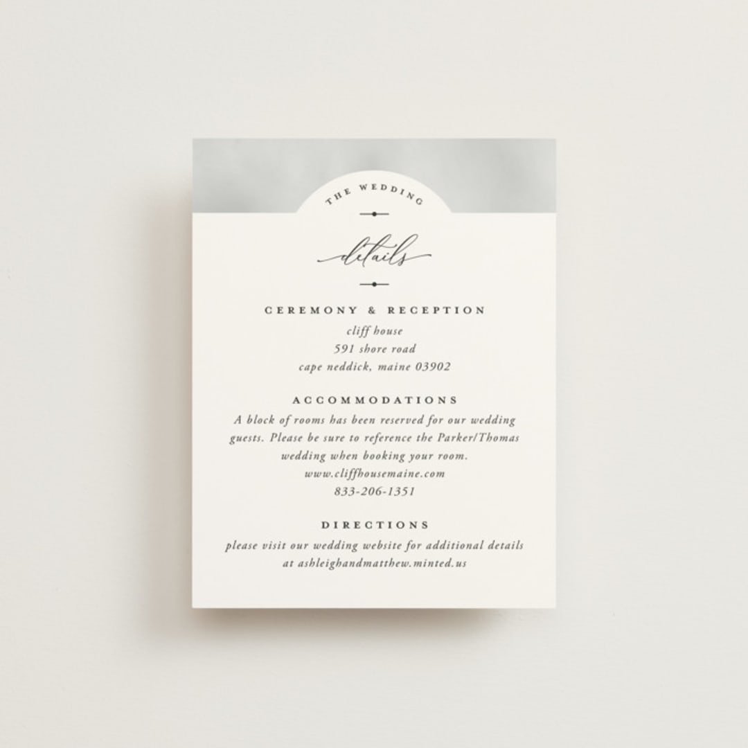 "Panoramic" - Direction Cards in Cloud by Heather Schertzer - Front